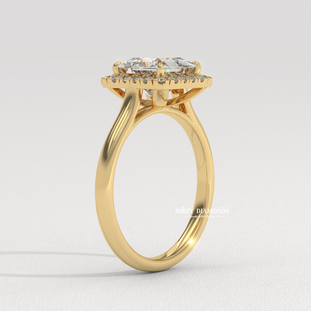 cut solitaire ring, engagement ring for her, princess cut bridal ring, lab created engagement ring, sustainable diamond ring, ethical engagement ring, luxury engagement ring, princess cut diamond ring,