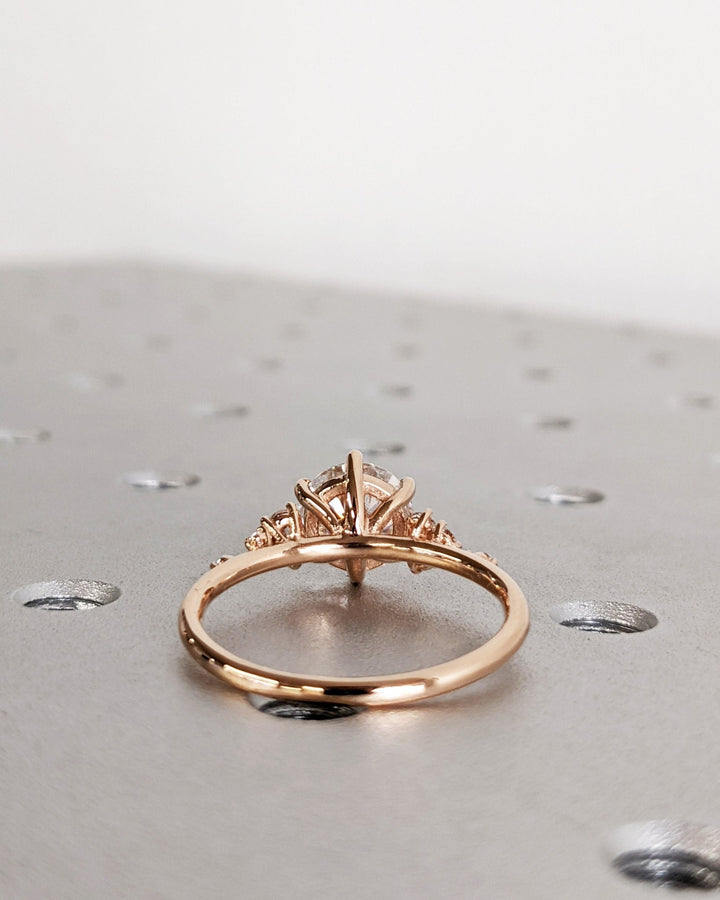 lab grown engagement ring