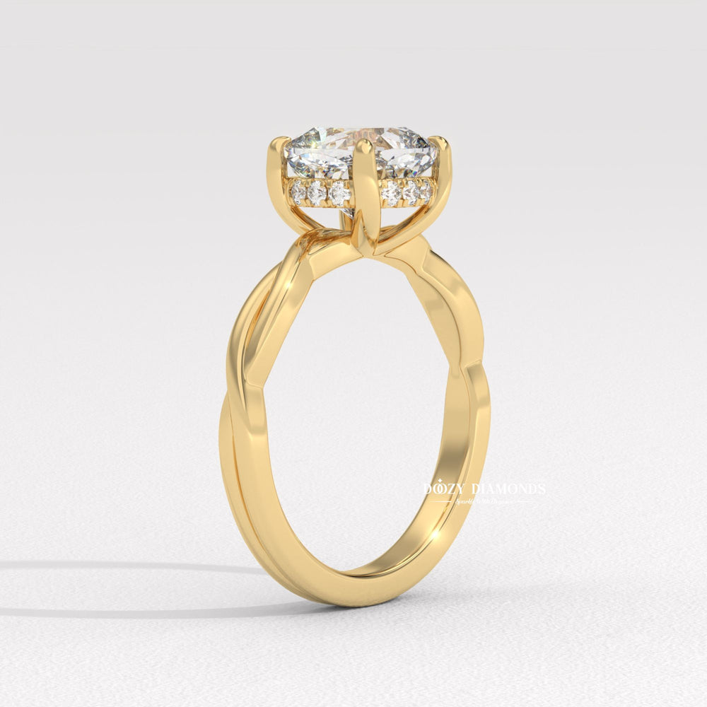premium diamond ring, elegant engagement ring, timeless engagement ring, classic engagement ring, romantic engagement ring, romantic proposal ring, cushion center stone ring, cushion shape diamond ring, vintage inspired engagement ring, engagement jewelry,
