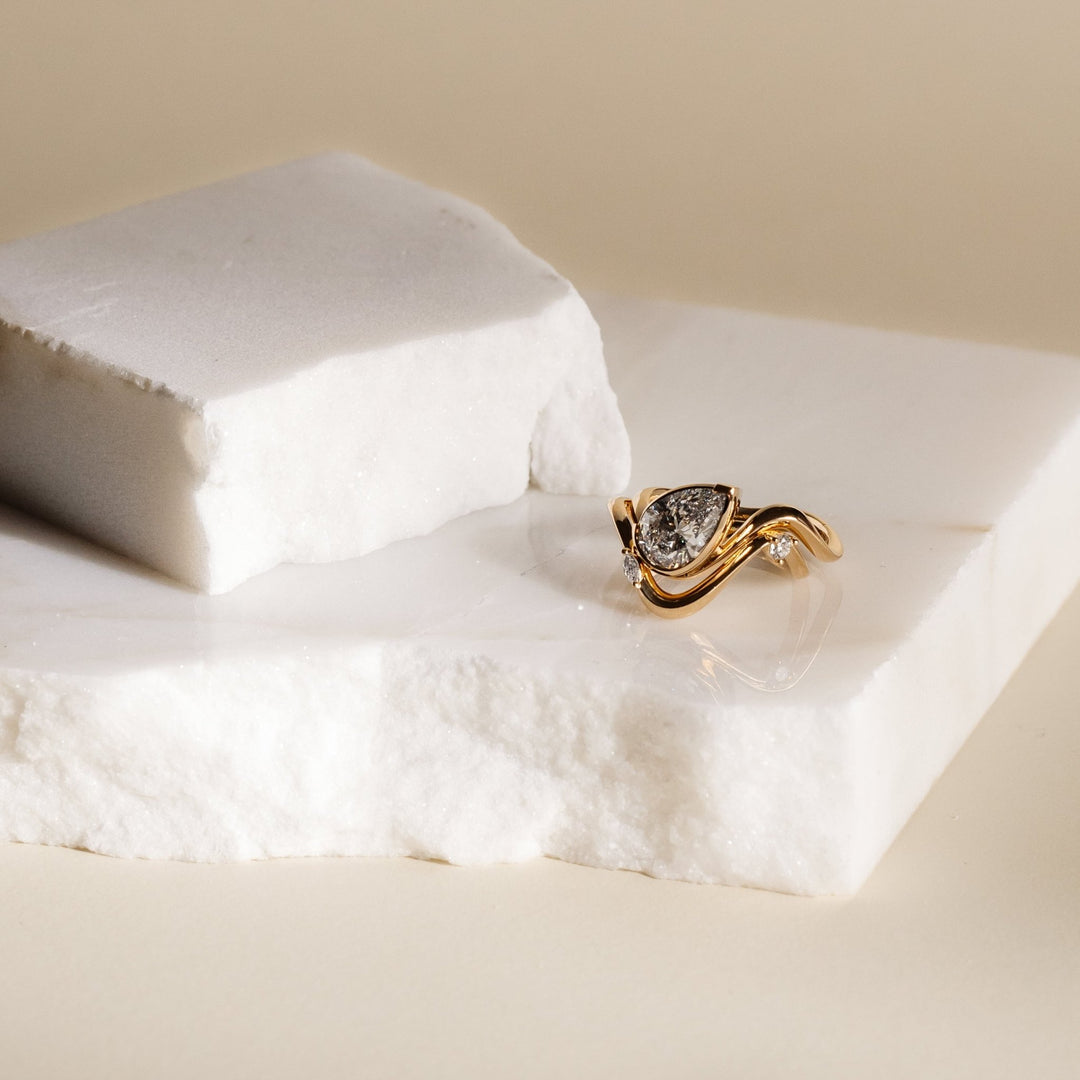 modern lab diamond ring, luxury lab diamond engagement ring, responsible luxury jewelry, sustainable bridal ring, conflict free bridal jewelry, forever lab diamond ring, heirloom quality lab diamond ring,
