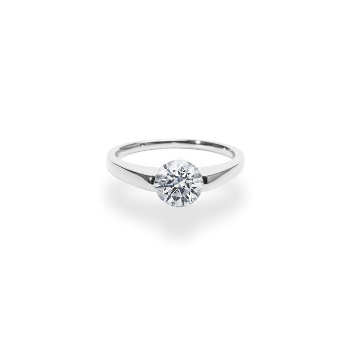 1.0CT - 2.0CT Round Cut Lab Grown Diamond Engagement Ring for Her - Doozy Diamonds