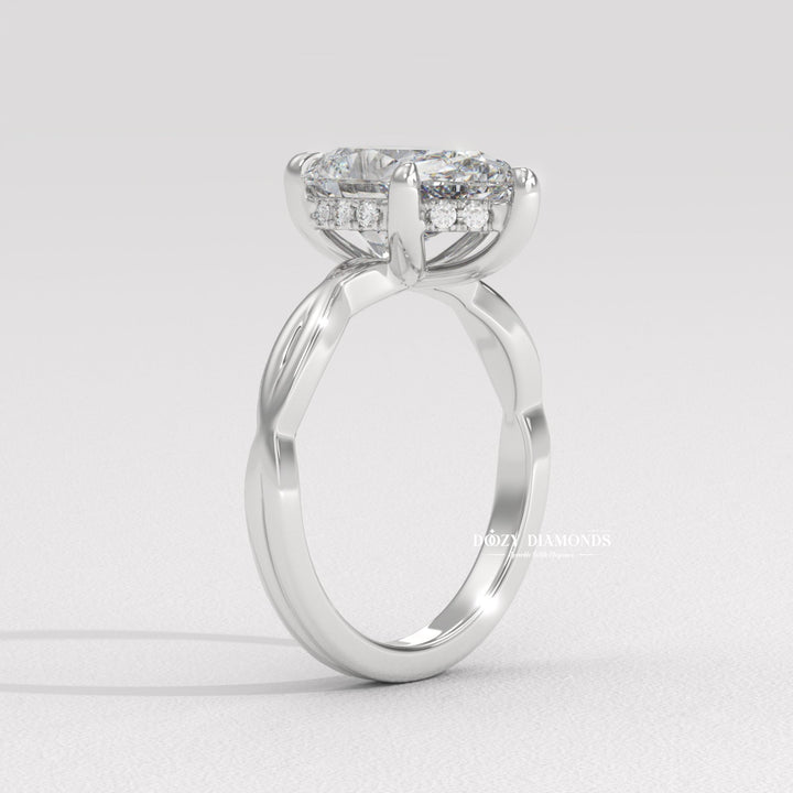 elongated diamond ring, engagement jewelry, bridal accessories, luxury bridal ring, handcrafted engagement ring, fine diamond jewelry, sparkling diamond ring, sparkling bridal ring, forever love ring, designer engagement ring, heirloom engagement ring, sophisticated diamond ring