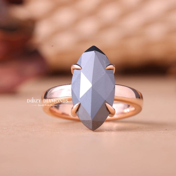 modern sustainable jewelry, premium engagement jewelry, marquise cut lab diamond ring, marquise cut lab grown diamond ring, luxury marquise ring, black diamond proposal ring,