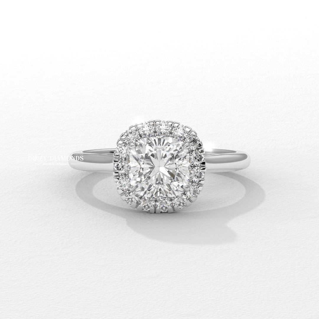 modern engagement ring, engagement gift for her, bridal ring set, cushion diamond ring for women, elegant bridal jewelry, diamond ring for women,