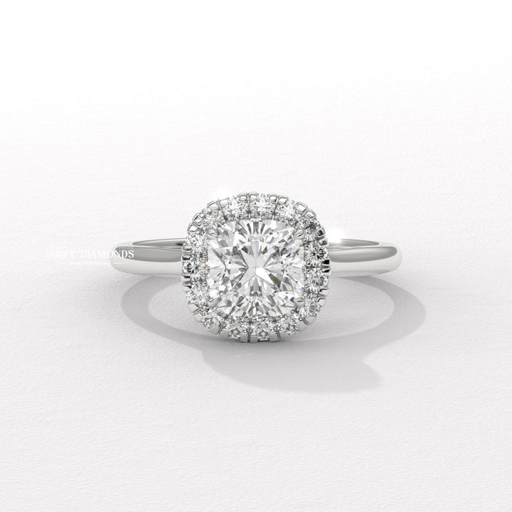 modern engagement ring, engagement gift for her, bridal ring set, cushion diamond ring for women, elegant bridal jewelry, diamond ring for women,
