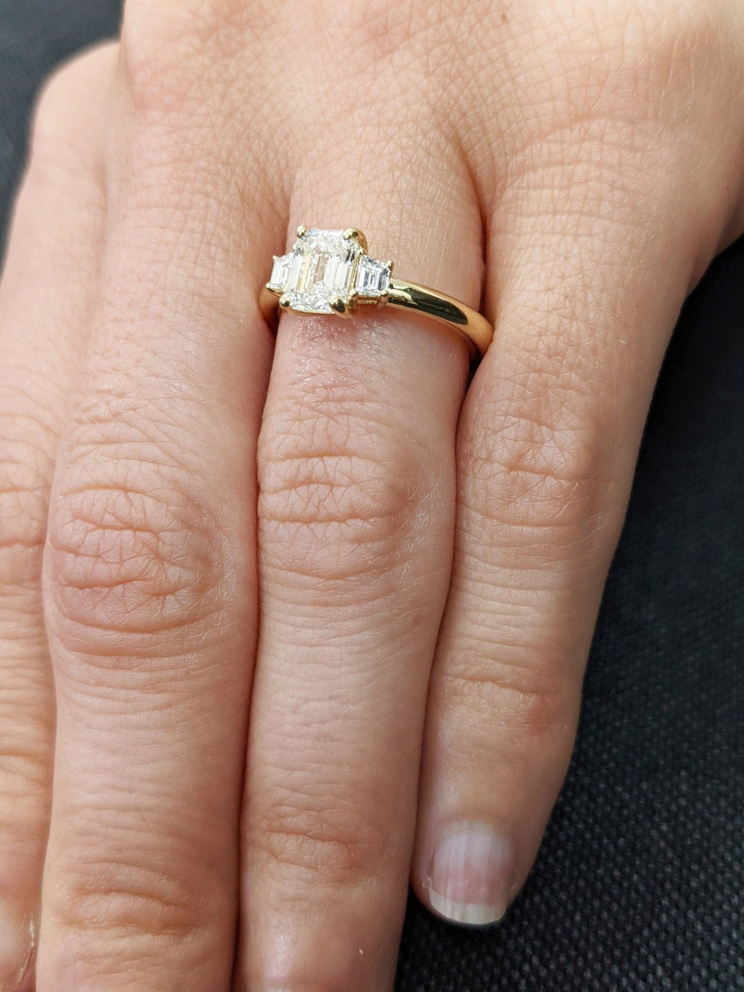 timeless emerald diamond ring,