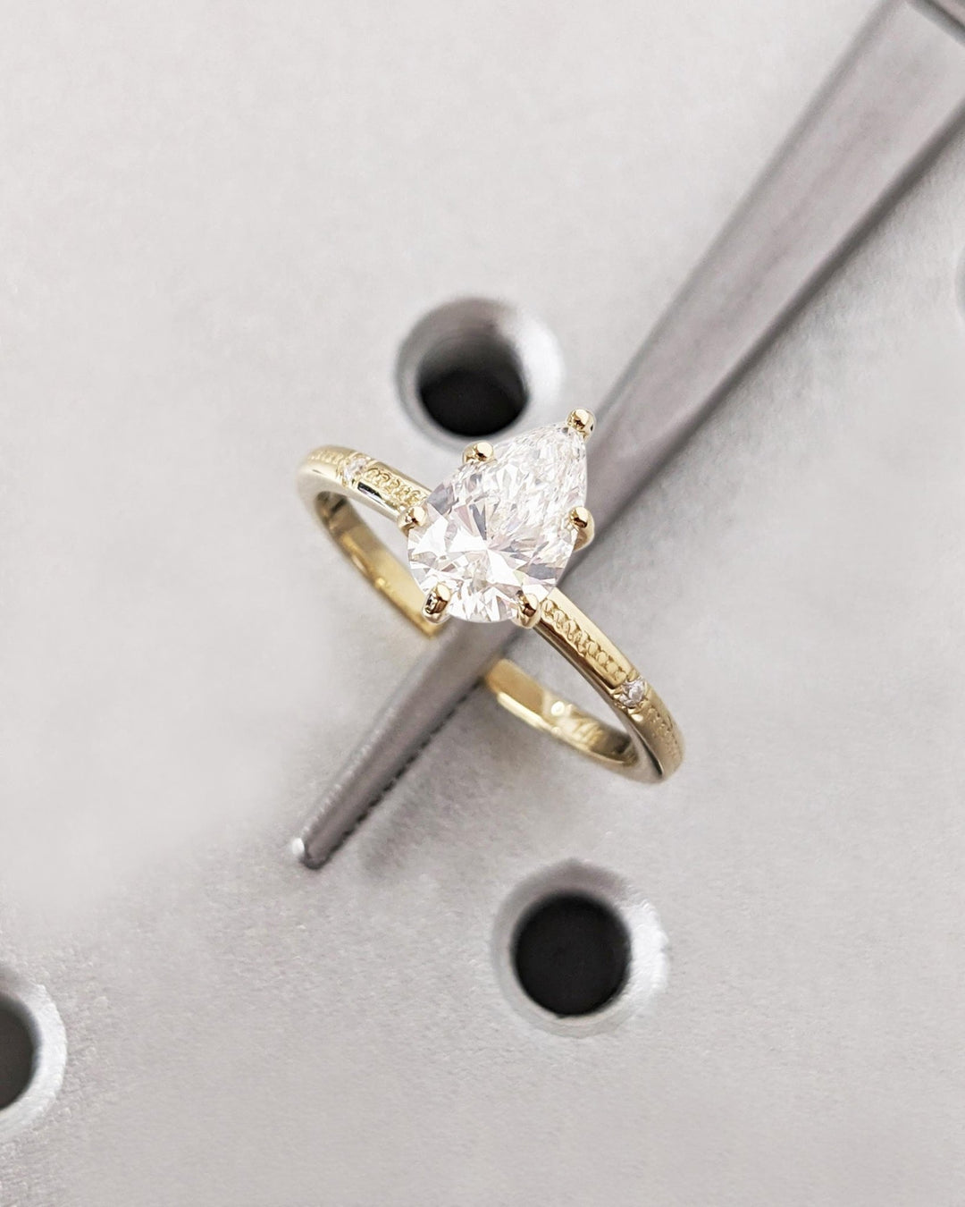 delicate engagement ring