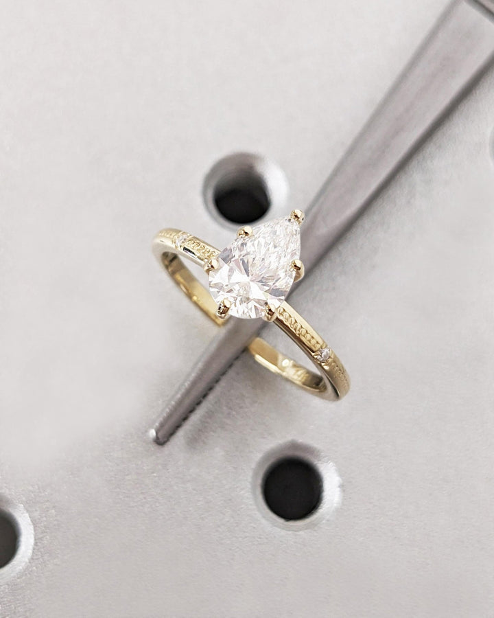 delicate engagement ring