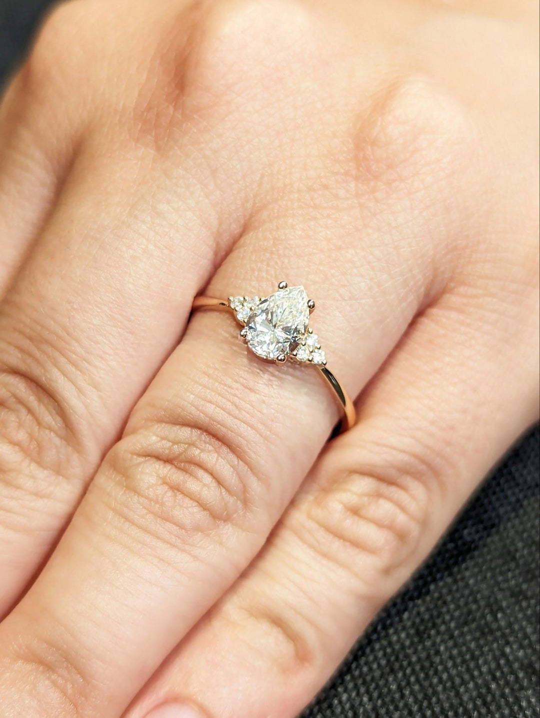 brilliant cluster diamond ring,