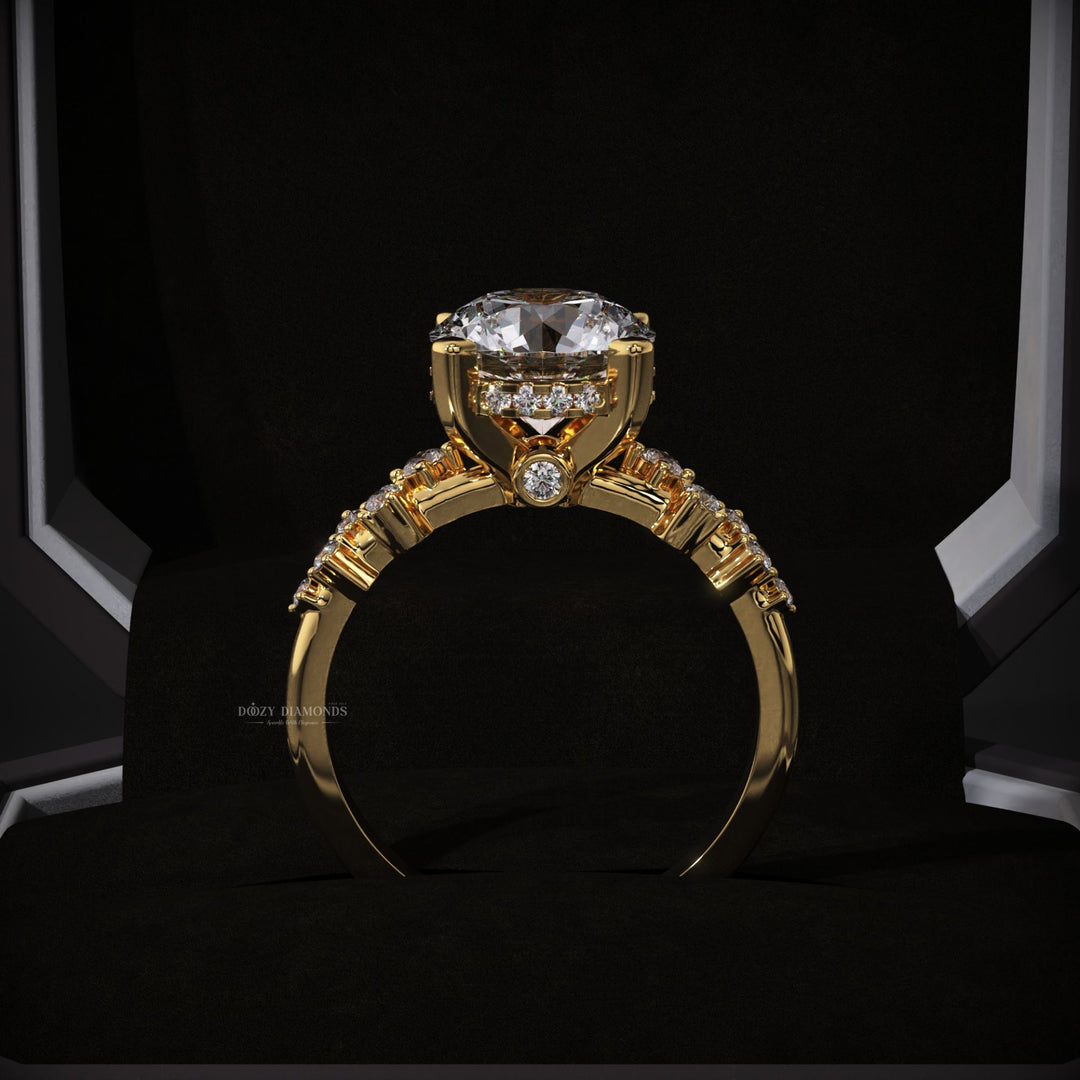 engagement ring
handcrafted diamond ring
women’s bridal ring
elegant proposal ring
contemporary bridal jewelry