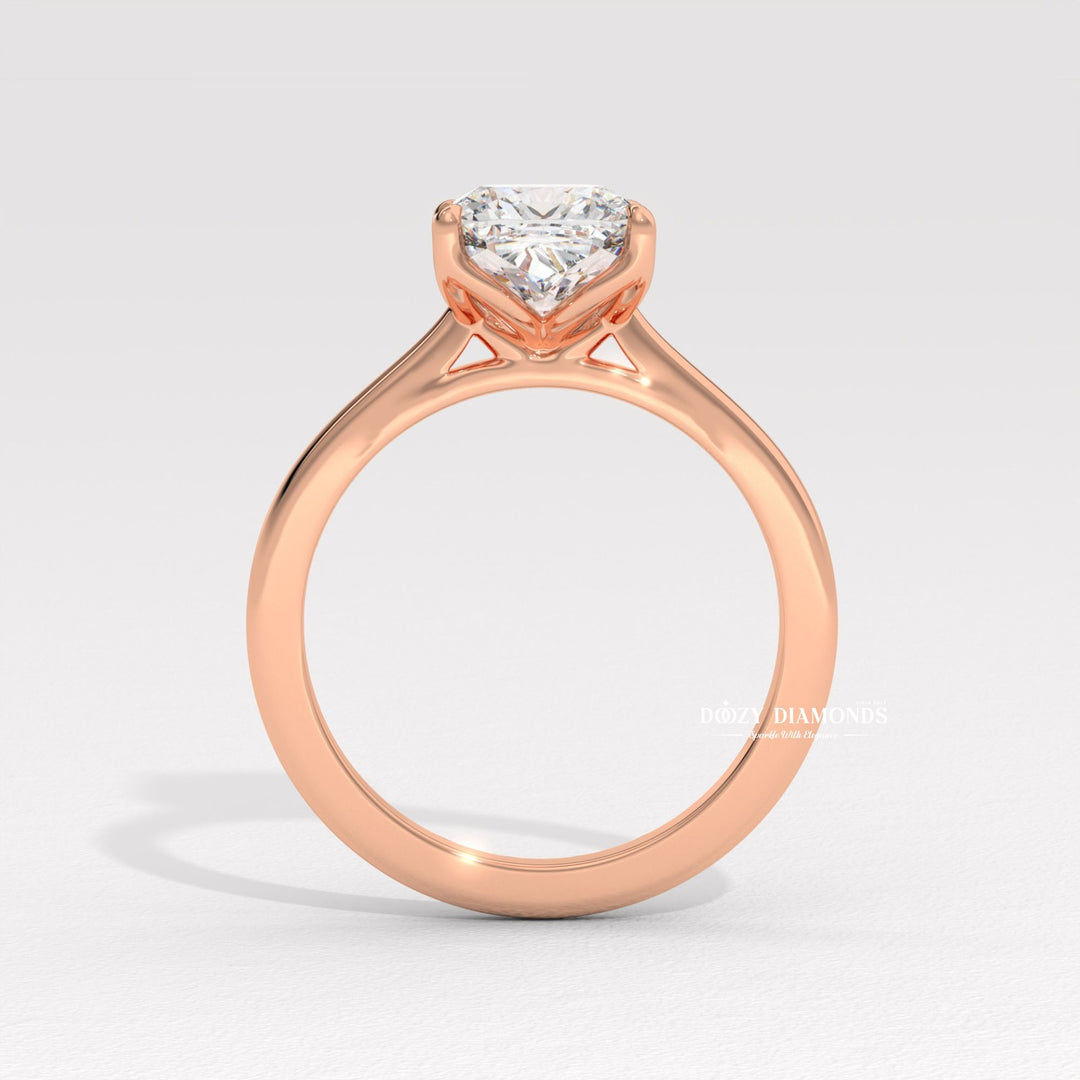 petal prong diamond ring, luxury proposal jewelry, bridal luxury ring, premium wedding jewelry