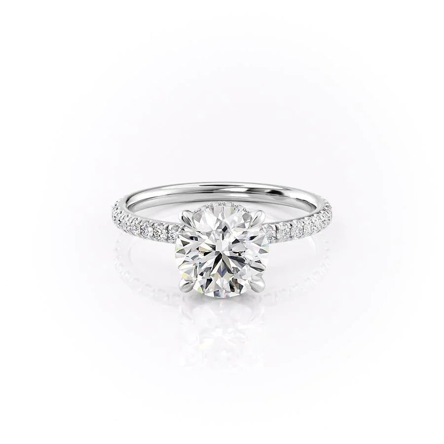sustainable lab grown diamond engagement ring,