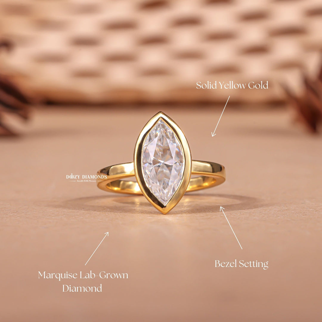 sparkling bridal jewelry, bridal heirloom ring, handcrafted luxury ring, exclusive diamond ring, refined bridal jewelry, luxury commitment ring, romantic diamond proposal ring, modern sustainable jewelry, premium engagement jewelry, luxury marquise diamond ring, bezel set proposal ring,