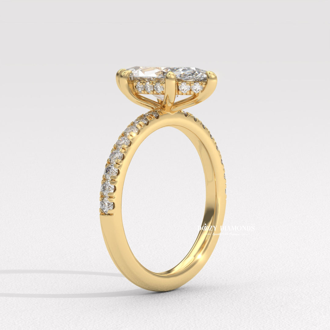 marquise gold ring, marquise bridal ring, pave engagement ring, pave diamond ring, pave band ring, marquise pave ring, marquise cut engagement ring, diamond engagement ring,