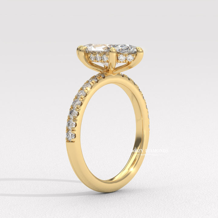 marquise gold ring, marquise bridal ring, pave engagement ring, pave diamond ring, pave band ring, marquise pave ring, marquise cut engagement ring, diamond engagement ring,