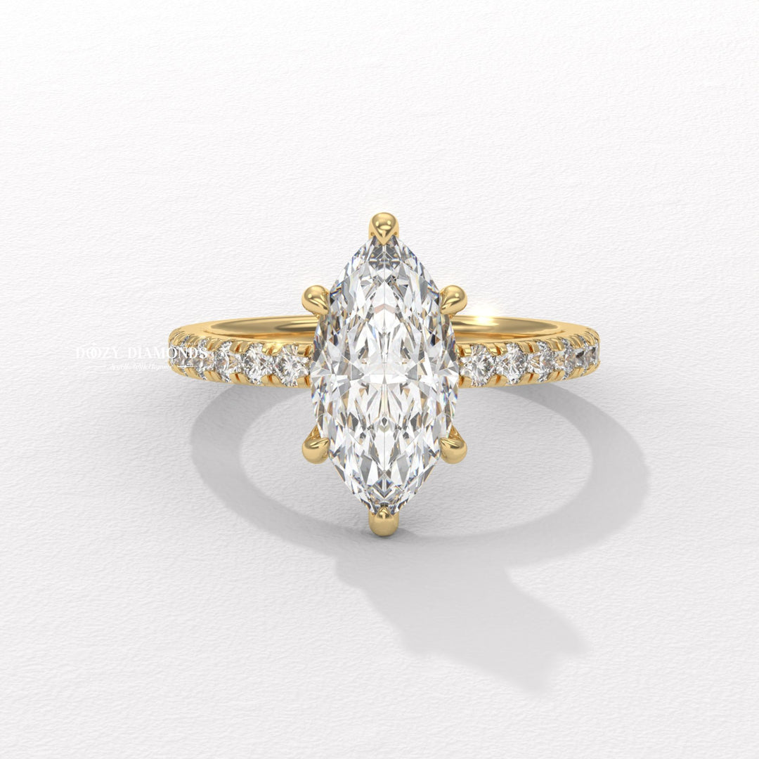 marquise diamond ring, marquise cut diamond ring, marquise gold ring, marquise bridal ring, pave engagement ring, pave diamond ring, pave band ring, marquise pave ring,