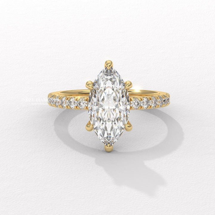 marquise diamond ring, marquise cut diamond ring, marquise gold ring, marquise bridal ring, pave engagement ring, pave diamond ring, pave band ring, marquise pave ring,