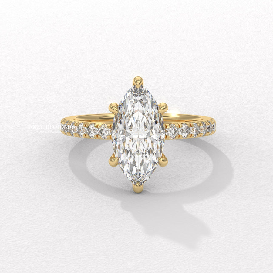 marquise diamond ring, marquise cut diamond ring, marquise gold ring, marquise bridal ring, pave engagement ring, pave diamond ring, pave band ring, marquise pave ring,