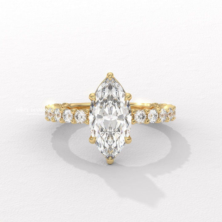 marquise engagement ring, marquise diamond ring, marquise cut diamond ring, marquise lab grown diamond ring, marquise lab diamond ring,