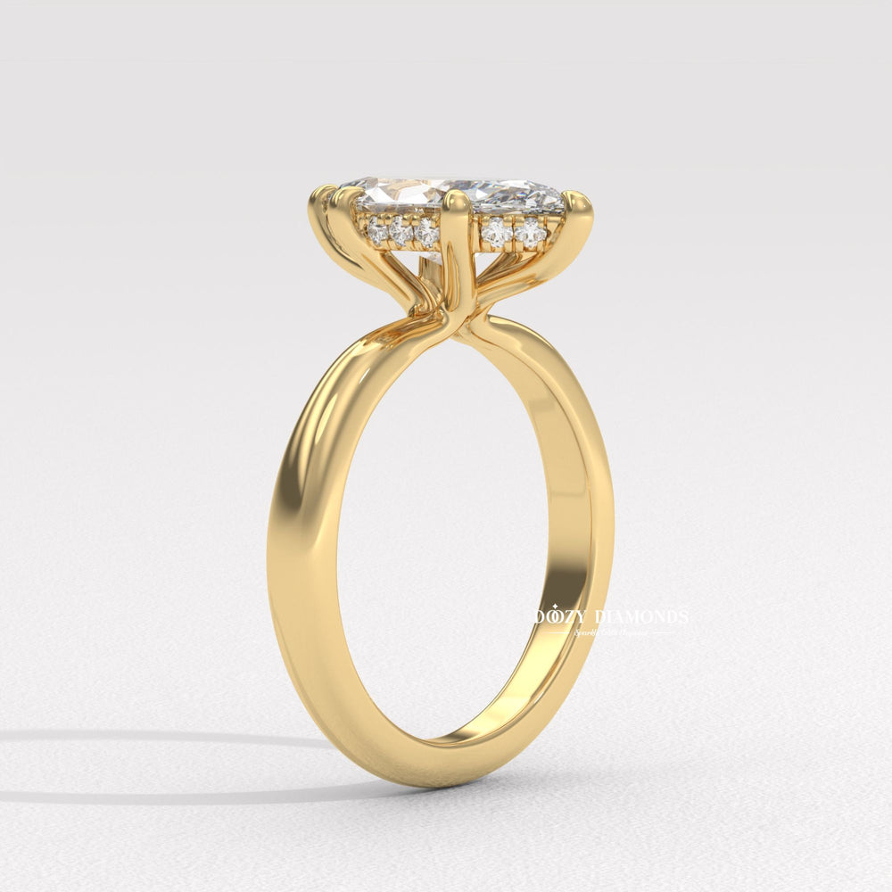 hidden halo engagement ring, hidden halo diamond ring, marquise cut engagement ring, marquise shape diamond ring, marquise bridal ring, diamond engagement ring,