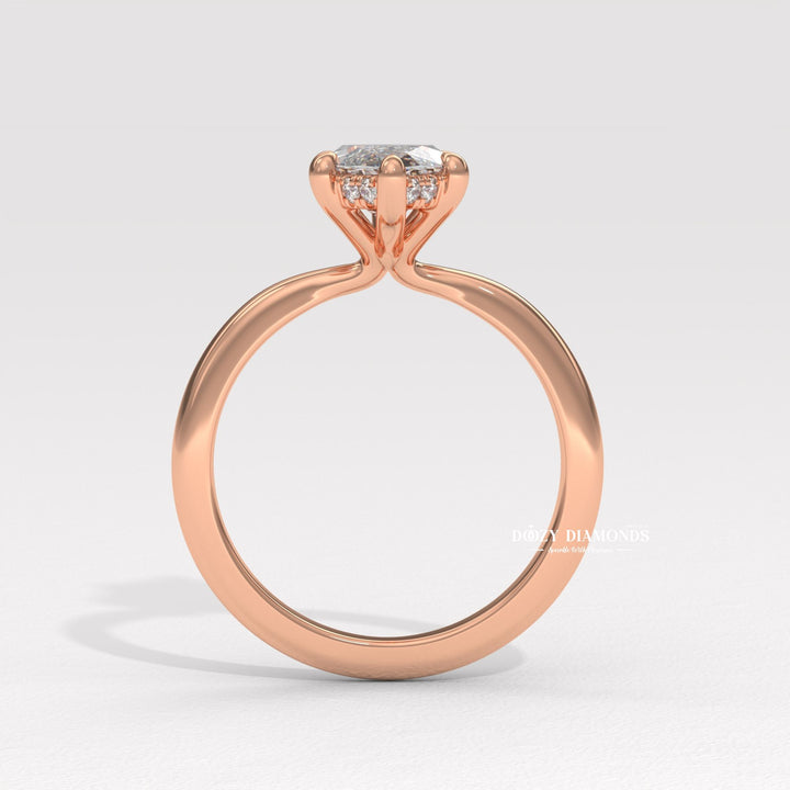 marquise halo ring, marquise cathedral ring, marquise pave ring, marquise solitaire engagement ring, marquise bezel ring, marquise prong set ring, four prong engagement ring, six prong diamond ring, basket setting ring, tulip setting ring,