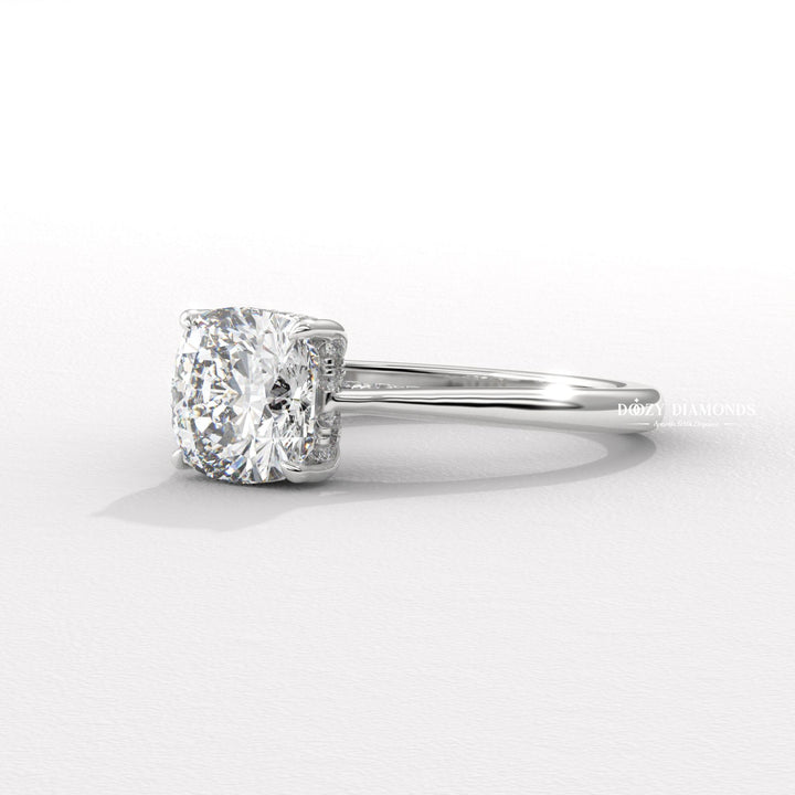 delicate diamond ring, stackable bridal ring, wedding band set, bridal set ring, certified diamond ring, near colorless diamond ring, VS clarity diamond ring, brilliant sparkle ring, sustainable bridal ring,