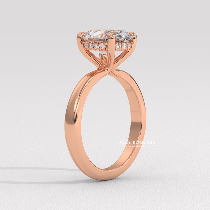 minimalist engagement ring, delicate diamond ring, stackable bridal ring, wedding band set, bridal set ring, near colorless diamond ring, VS clarity diamond ring, brilliant sparkle ring, ethical engagement ring, sustainable bridal ring, premium lab diamond ring, oval wedding ring,