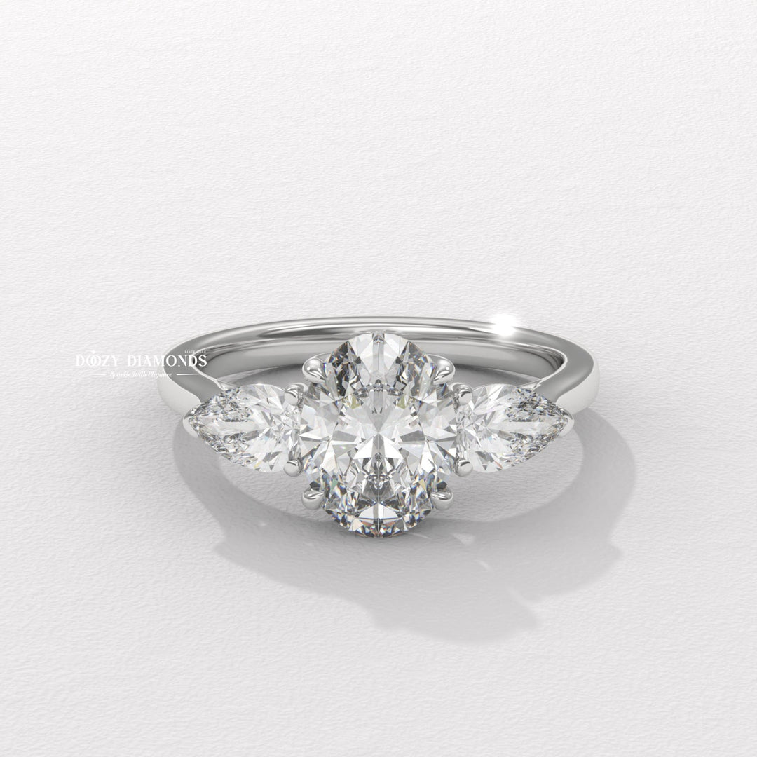 VS clarity diamond ring, brilliant sparkle ring, sustainable bridal ring, premium lab diamond ring, oval wedding ring, diamond wedding ring, engagement ring gift, luxury bridal jewelry,