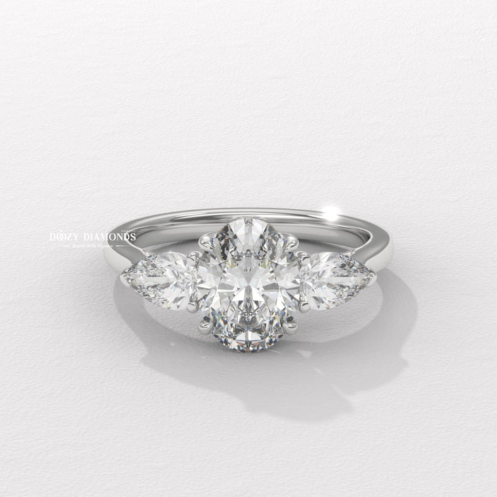 VS clarity diamond ring, brilliant sparkle ring, sustainable bridal ring, premium lab diamond ring, oval wedding ring, diamond wedding ring, engagement ring gift, luxury bridal jewelry,