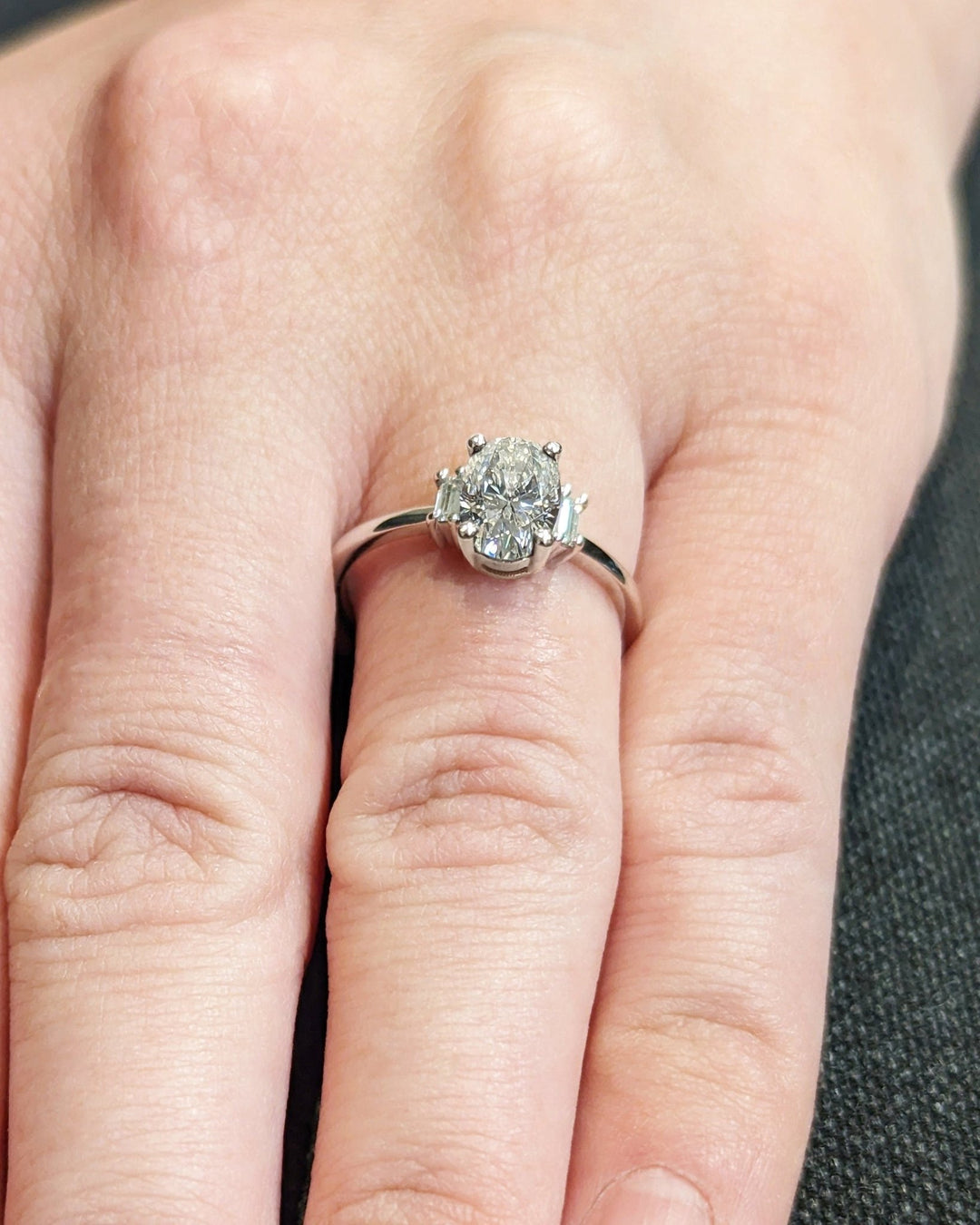 handcrafted engagement ring
