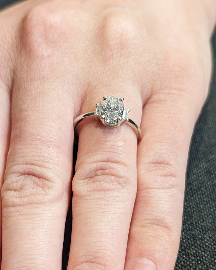 handcrafted engagement ring