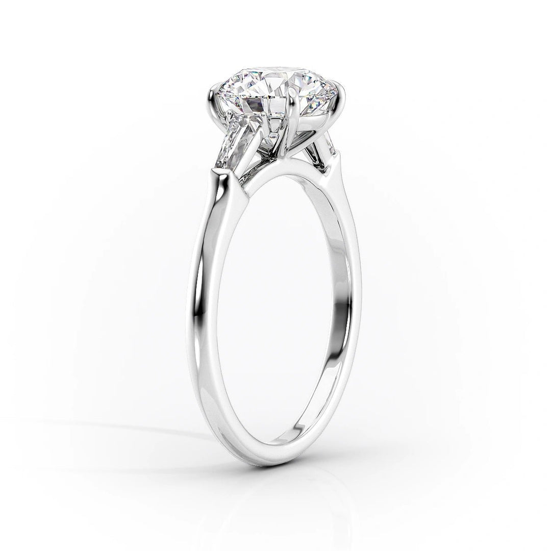 F VS1 diamond engagement ring,