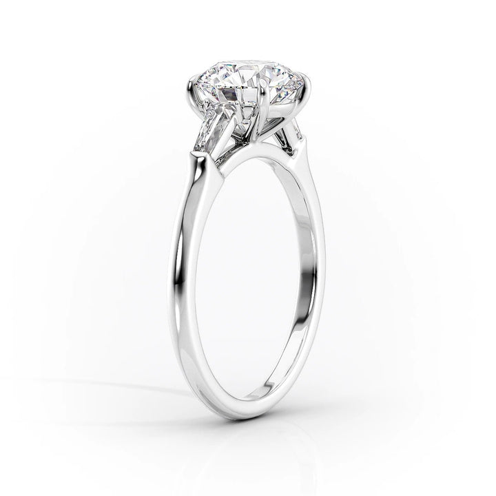 F VS1 diamond engagement ring,