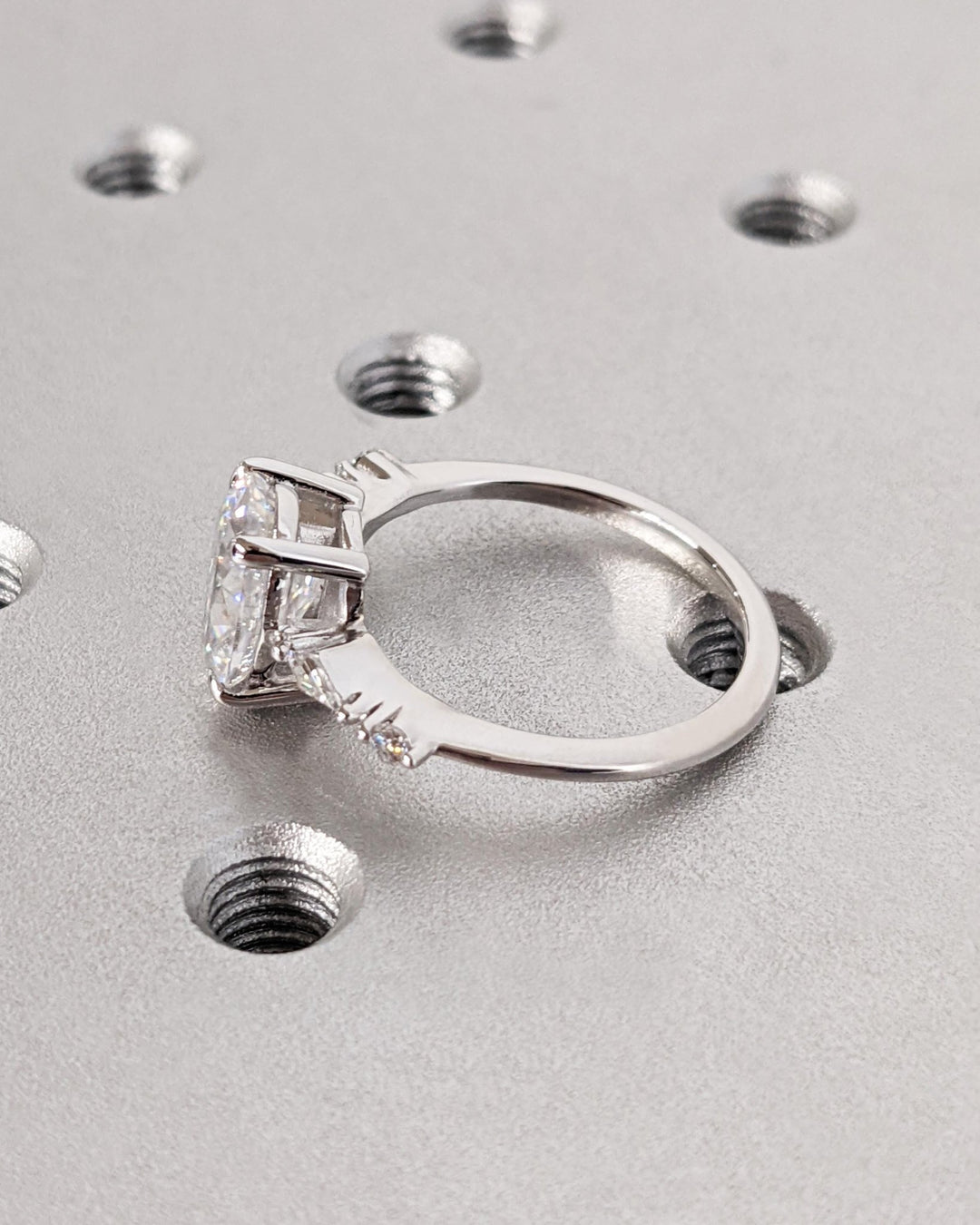 premium oval engagement ring,