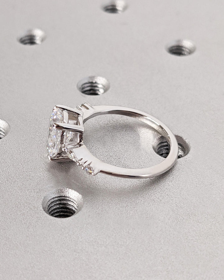 premium oval engagement ring,