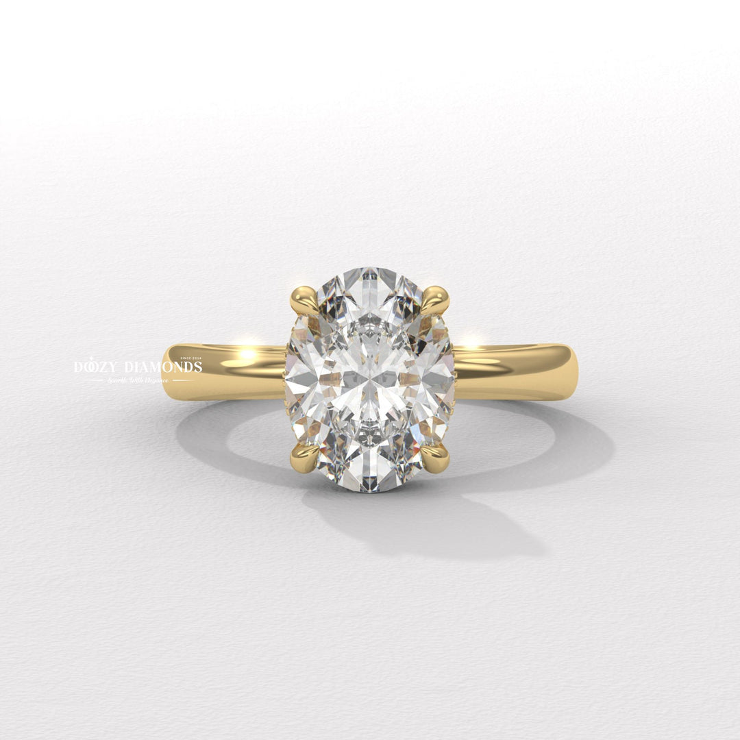 oval lab diamond ring, IGI certified diamond ring, IGI certified lab diamond, certified diamond engagement ring, oval diamond engagement ring, diamond engagement ring, engagement ring for women,