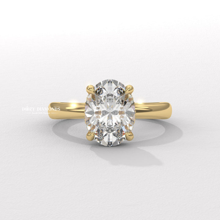 oval lab diamond ring, IGI certified diamond ring, IGI certified lab diamond, certified diamond engagement ring, oval diamond engagement ring, diamond engagement ring, engagement ring for women,