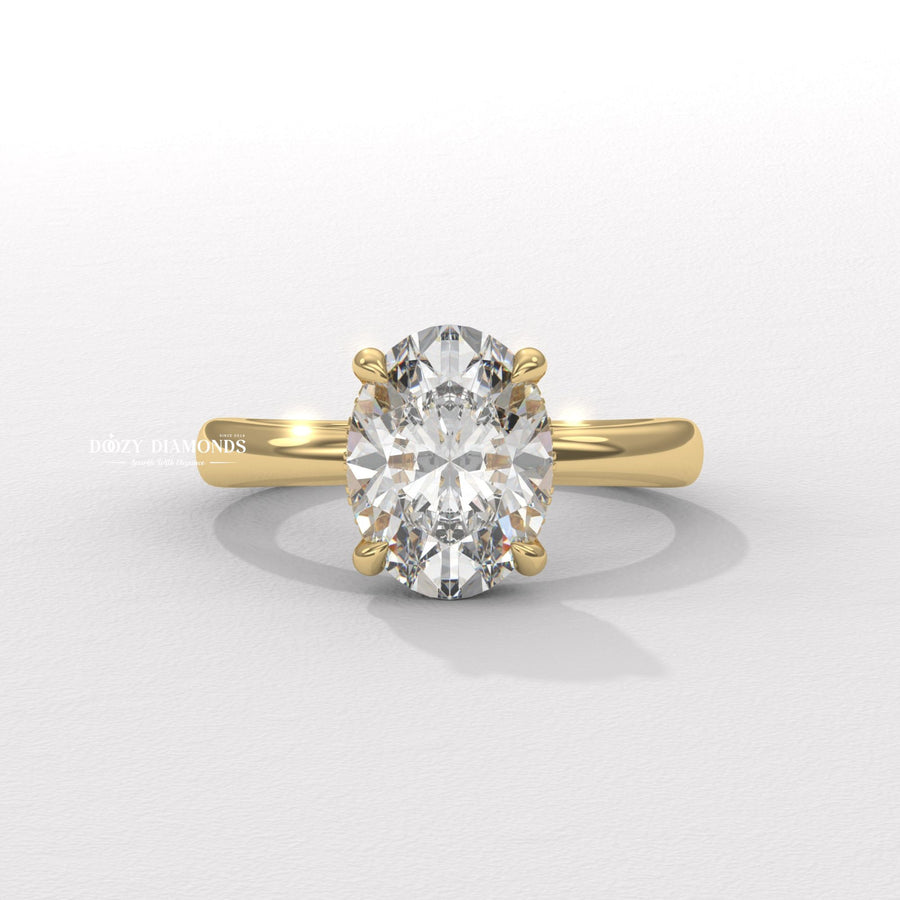 oval lab diamond ring, IGI certified diamond ring, IGI certified lab diamond, certified diamond engagement ring, oval diamond engagement ring, diamond engagement ring, engagement ring for women,