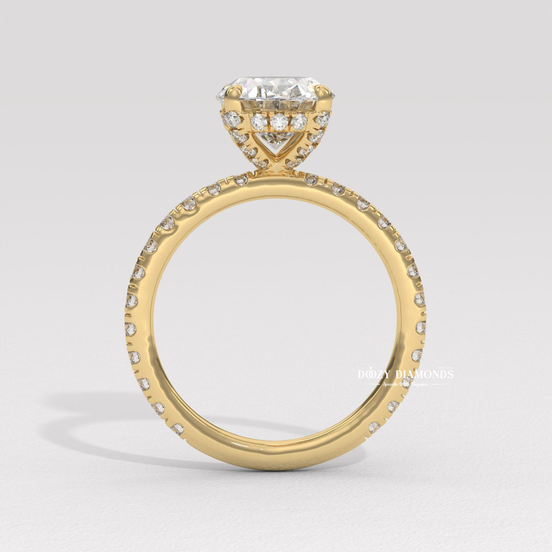 oval halo ring, oval pave ring, oval cathedral ring, oval solitaire engagement ring, oval bezel ring, oval prong set ring, four prong engagement ring, six prong diamond ring, basket setting ring,