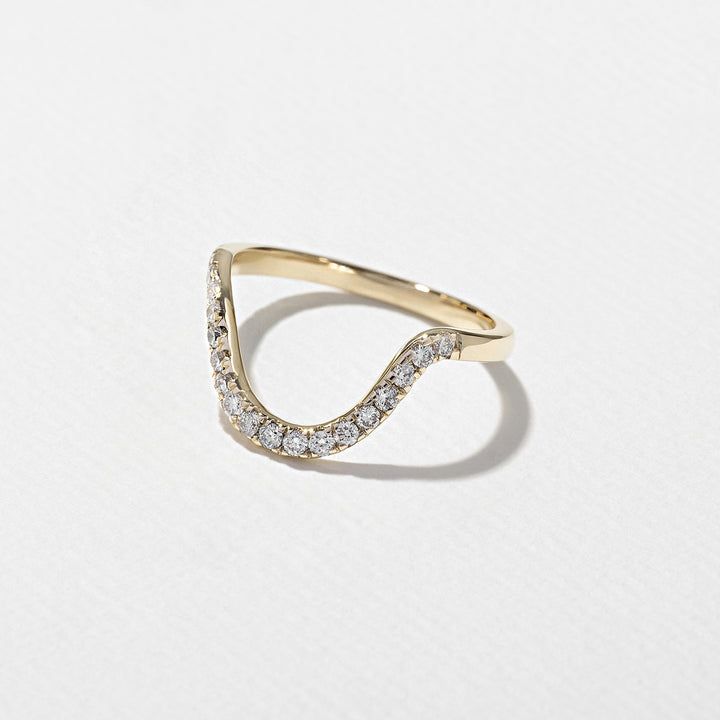 1.75CT Oval E - VS Lab Grown Unique Diamond Wedding Ring With Pave Curved Band - Doozy Diamonds
