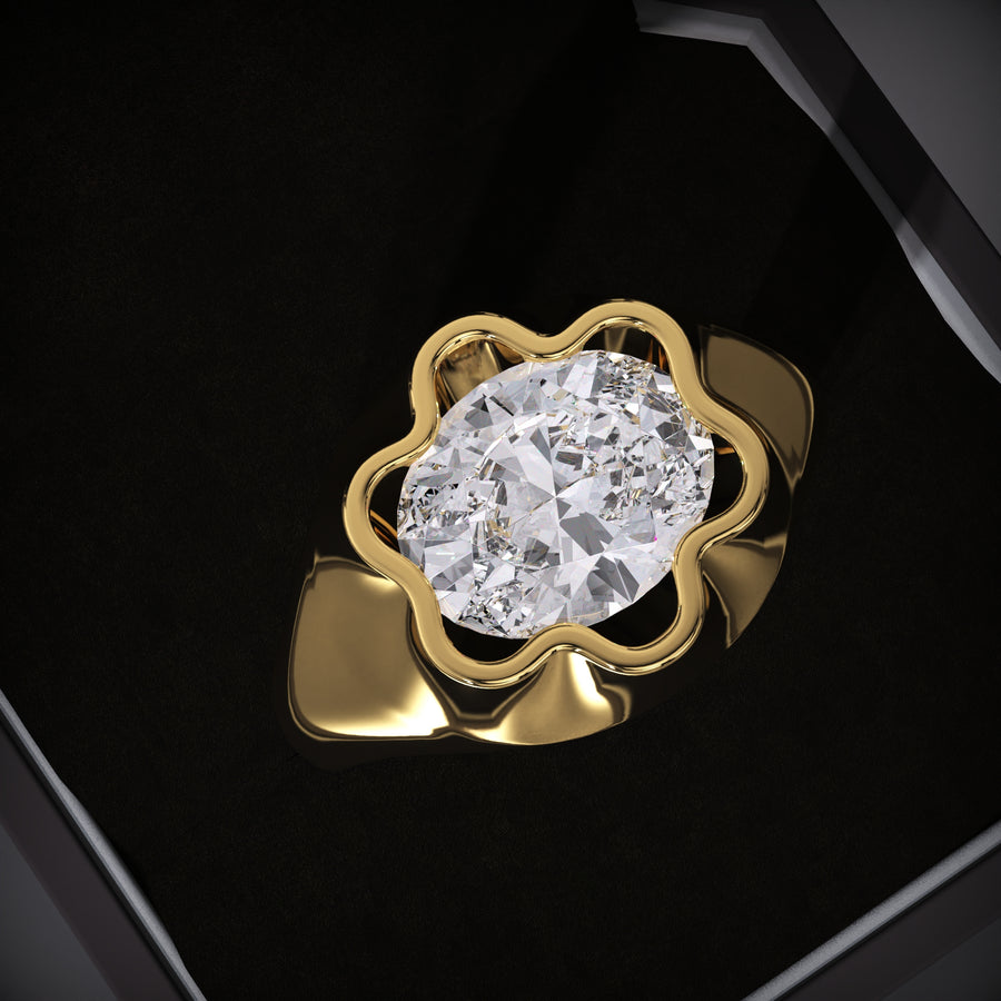 oval lab grown diamond ring
EVS1 diamond engagement ring
signet flower dome ring
oval diamond engagement ring