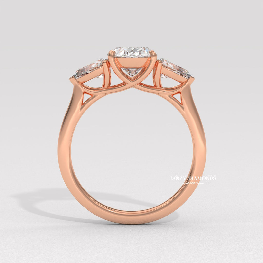 oval prong set ring, four prong engagement ring, six prong diamond ring, basket setting ring
