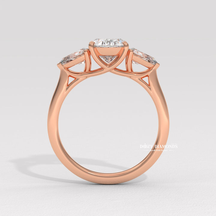 oval prong set ring, four prong engagement ring, six prong diamond ring, basket setting ring