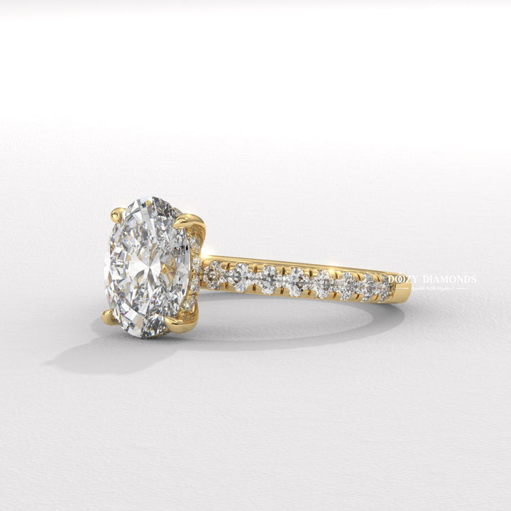 engagement ring for women, bridal ring, wedding ring, proposal ring, luxury engagement ring, sustainable diamond ring, ethical diamond ring, oval bridal ring, diamond ring for her, sparkling engagement ring, elegant engagement ring, timeless engagement ring, classic diamond ring,