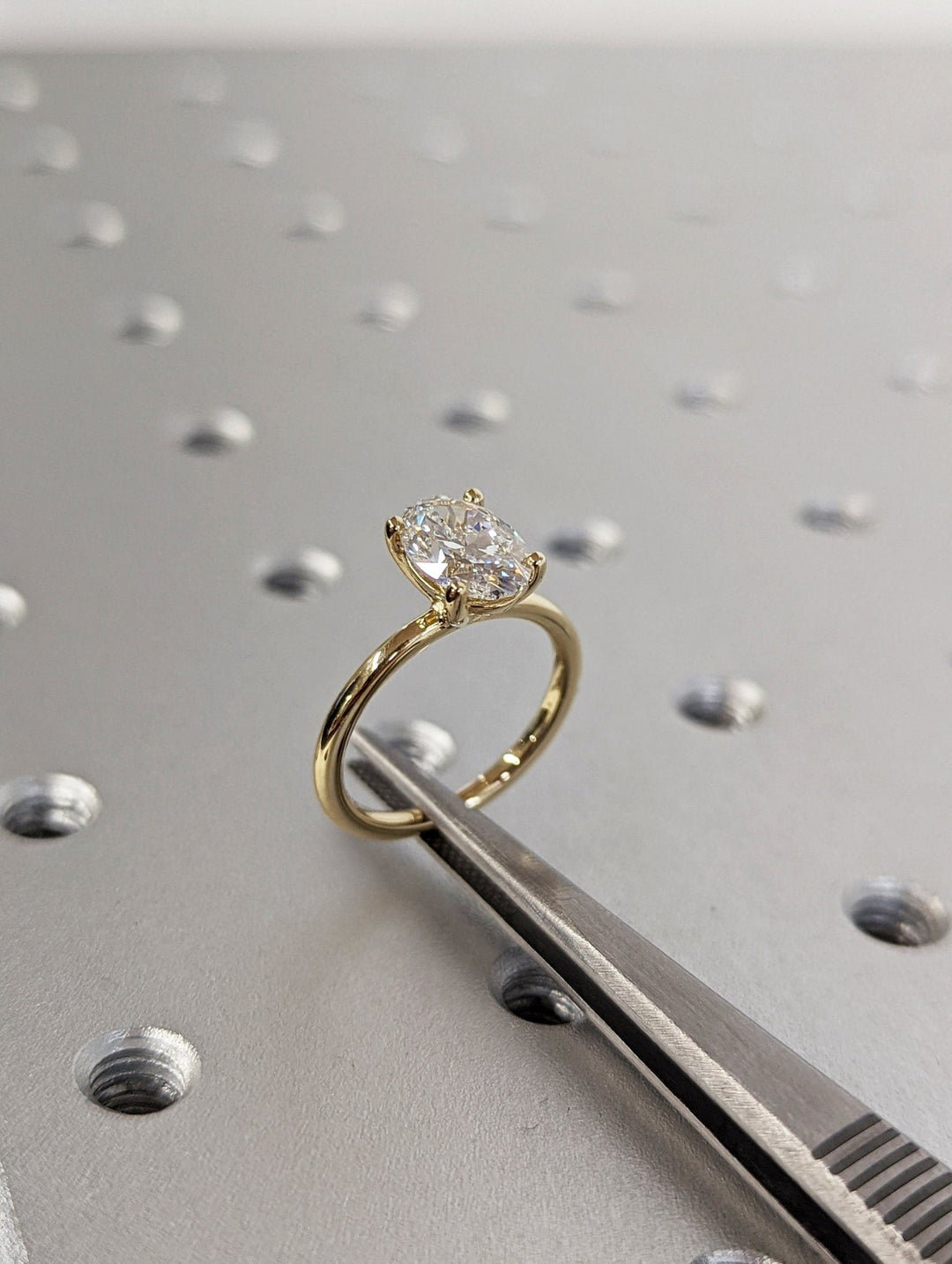 premium oval engagement ring,