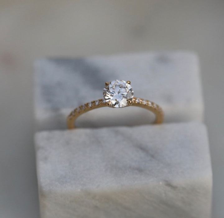 romantic bridal ring