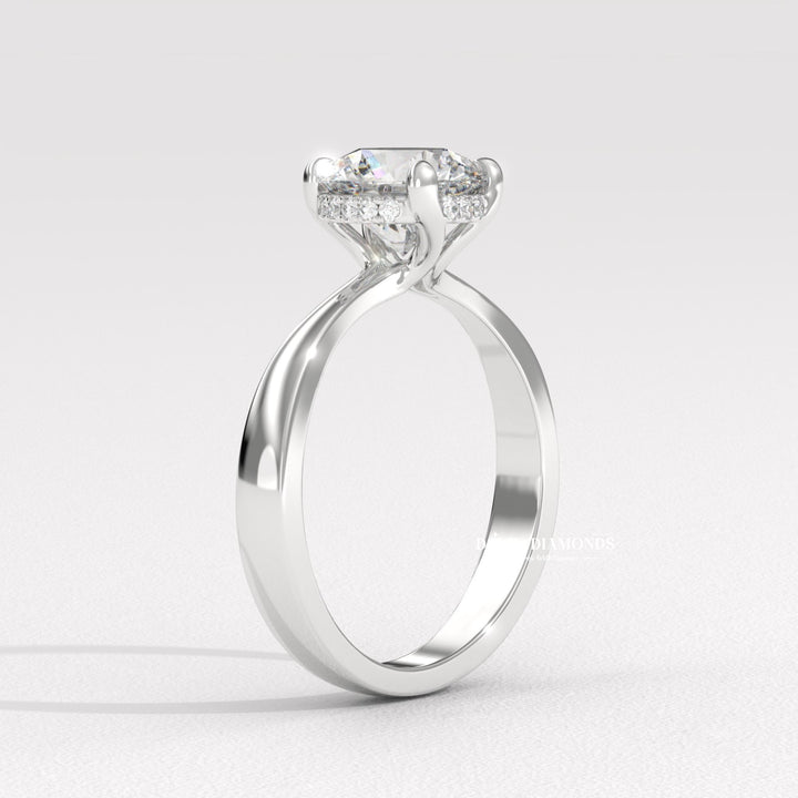 elegant bridal jewelry, round solitaire ring, oval solitaire ring, radiant solitaire ring, princess solitaire ring, emerald solitaire ring, pear solitaire ring, marquise solitaire ring, cushion solitaire ring, bezel set solitaire ring, prong set solitaire ring, four prong diamond ring, six prong engagement ring