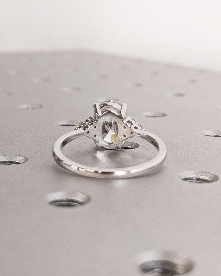 timeless oval diamond ring
