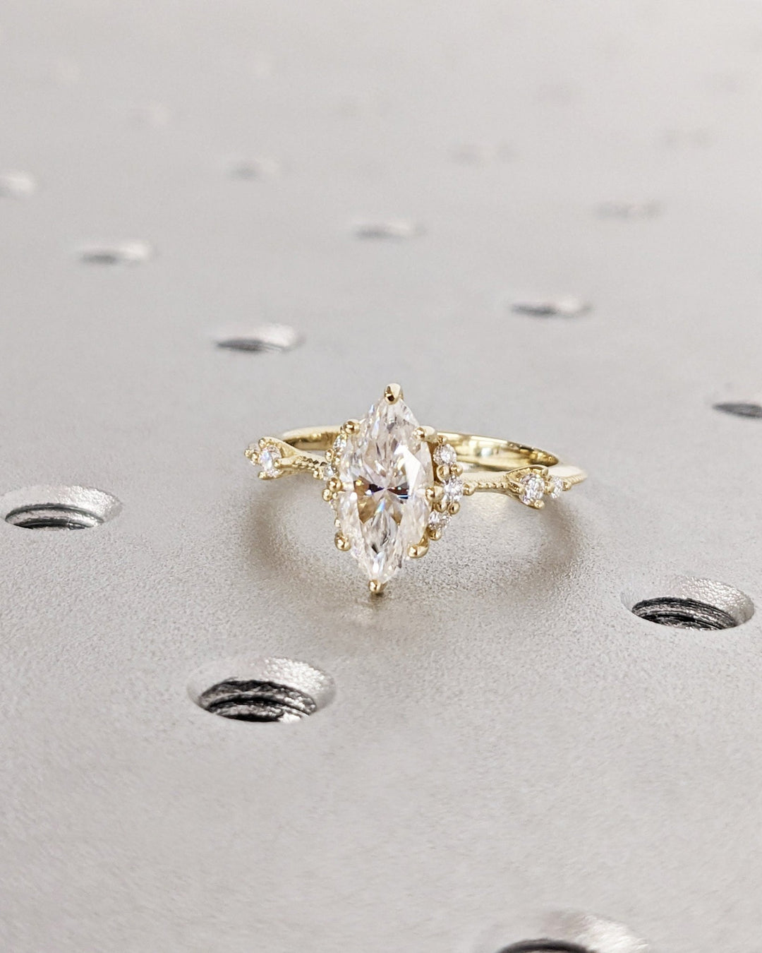 marquise cut luxury engagement ring,