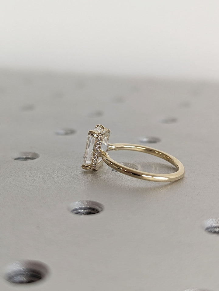 emerald diamond jewelry gift,